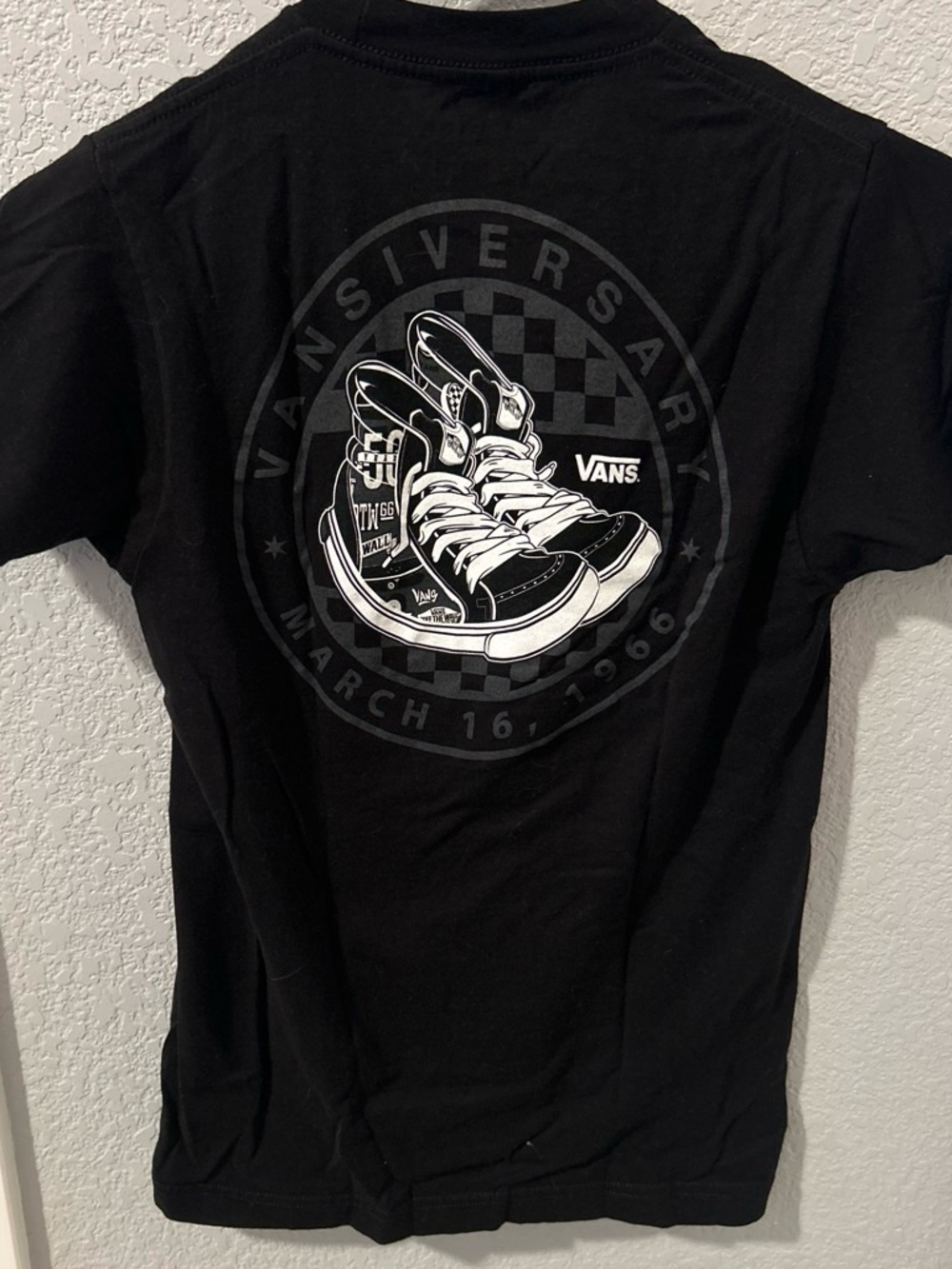 Vans Black & White Graphic Sneakers Tee